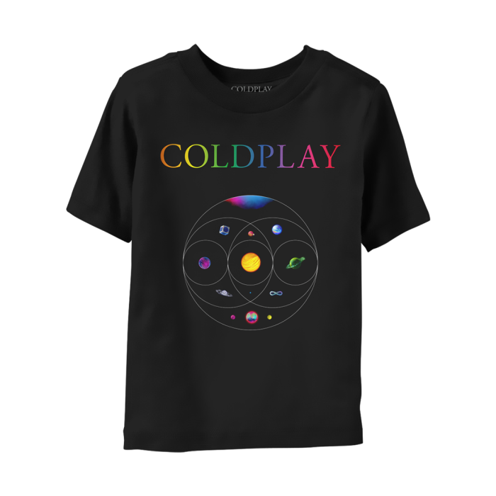 MUSIC OF THE SPHERES WORLD TOUR 2025 YOUTH TEE - BLACK