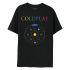 MUSIC OF THE SPHERES WORLD TOUR 2025 TEE - BLACK